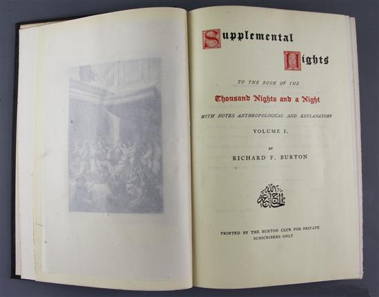 Arabian Knights, The Book of The Thousand and One Night, translated by Richard F. Burton,